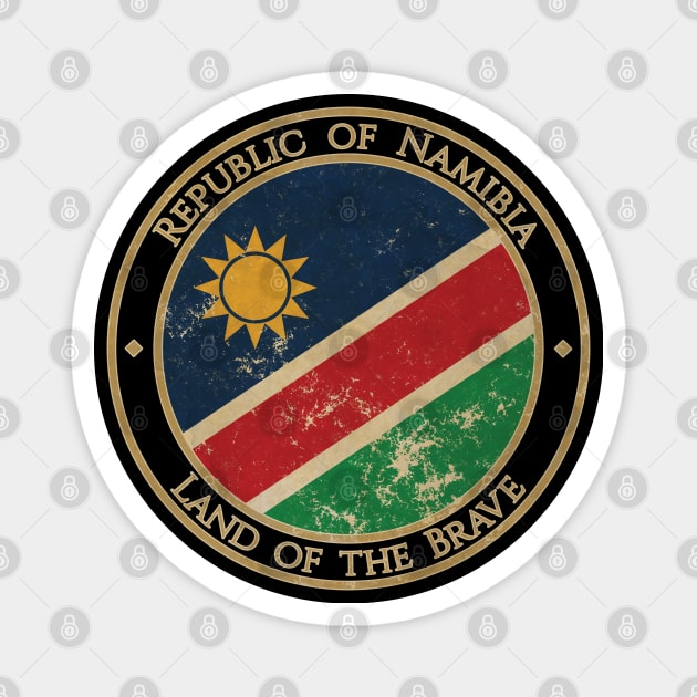 Vintage Republic of Namibia Africa African Flag Magnet by DragonXX